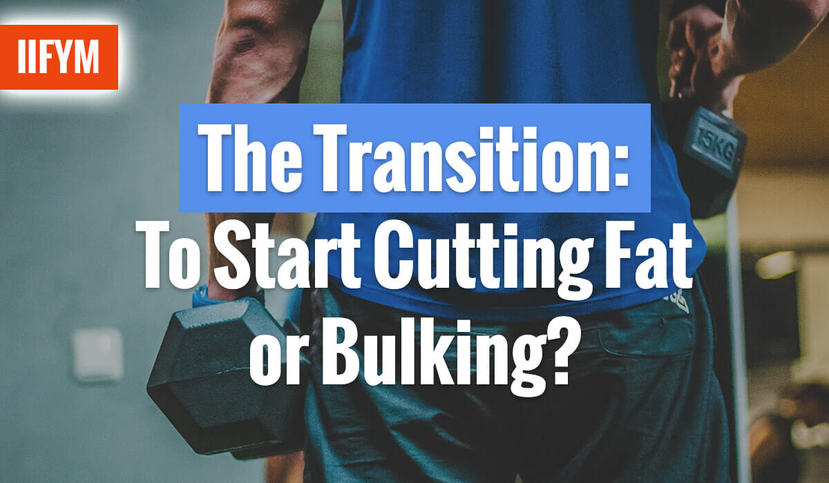 The Transition: To Start Cutting Fat or Bulking?