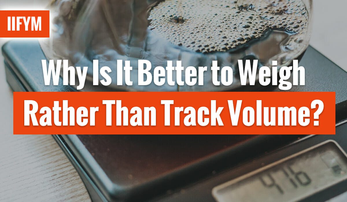 Why Is It Better to Weigh Rather Than Track Volume?