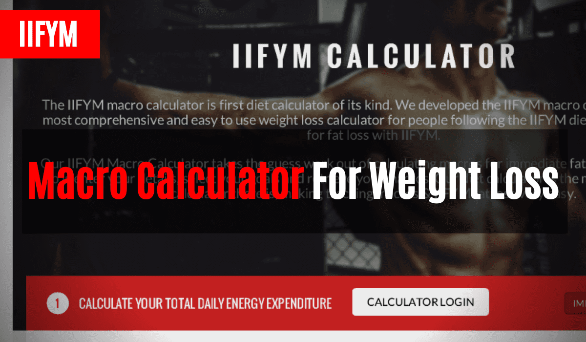 macro calculator for weight loss