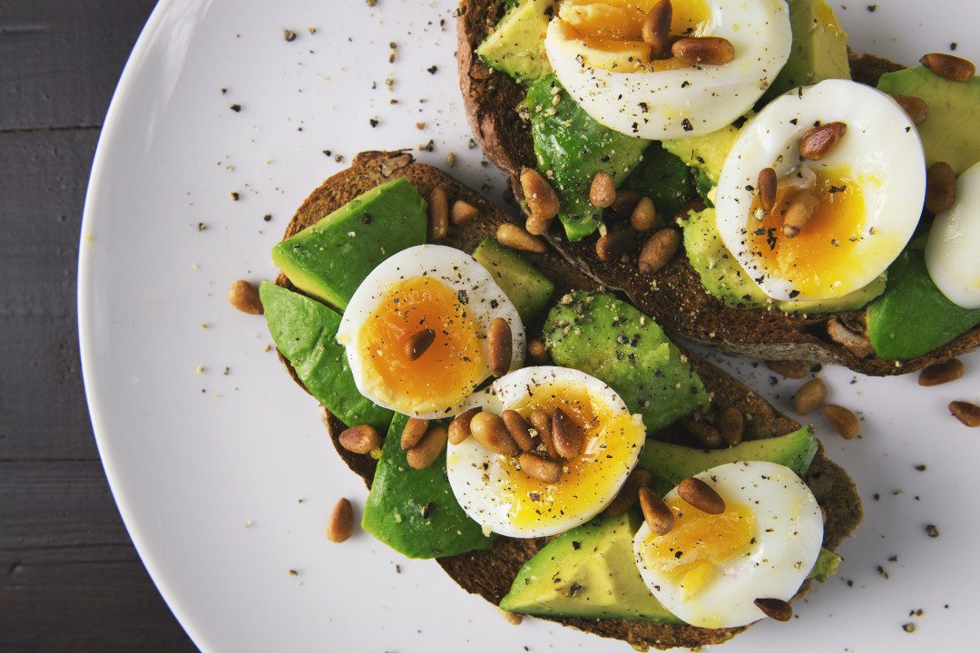 appetizer avocado bread breakfast